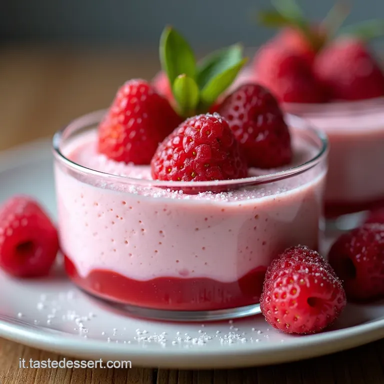 Mousse di Fragole Fresche Delizia Primaverile