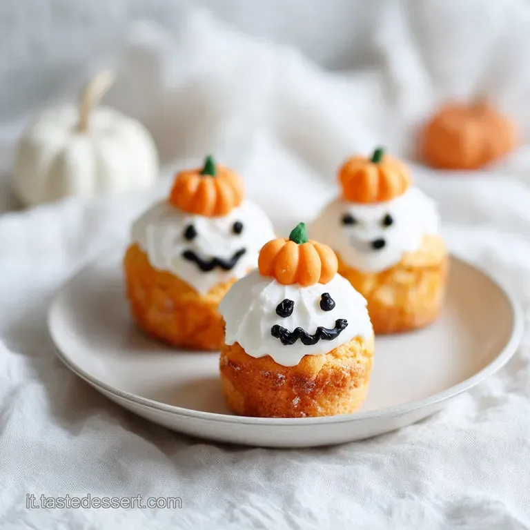 A single, moist pumpkin muffin on a rustic plate, topped with orange sugar crystals. Warm, inviting fall colors and slight...
