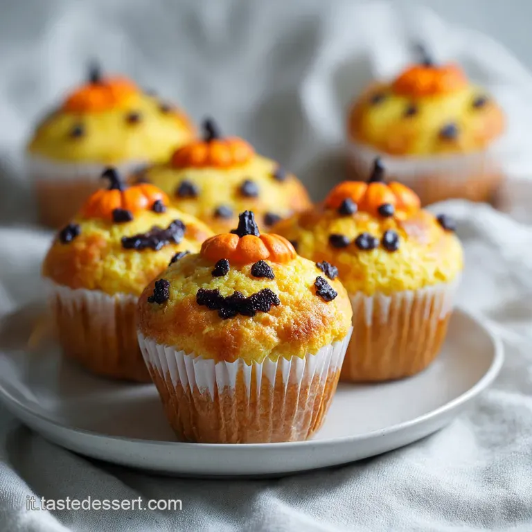 Muffin di Halloween: Zucca e Cacao