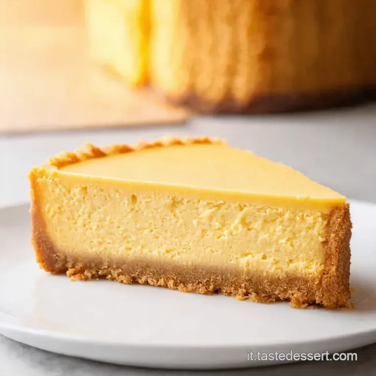 New York Cheesecake La Regina Delle Torte Americane presentation