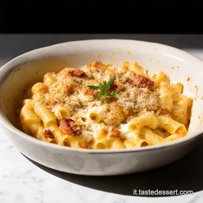 Pasta al Forno Ricotta e Salsiccia