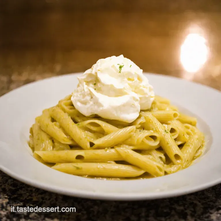 Pasta Al Pomodoro Fresco Basilico E Burrata presentation