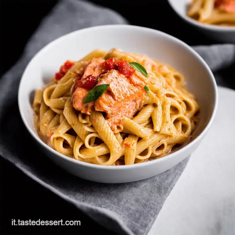 Pasta al Salmone e Pomodoro Un Classico Rivisitato
