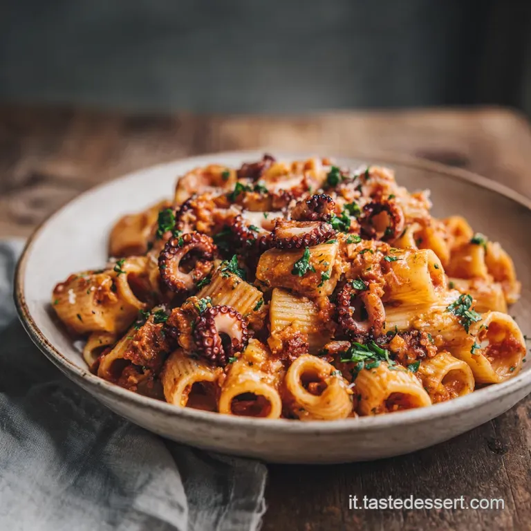 Pasta al Sugo di Polpo: il Segreto per un Rag&ugrave; Tenerissimo