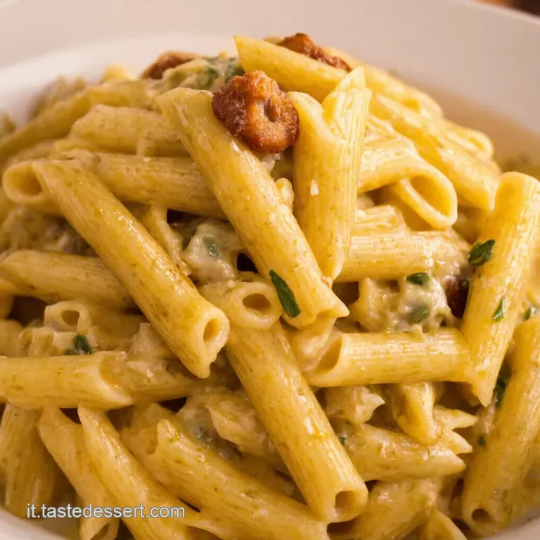 Pasta Alla Gorgonzola E Noci presentation