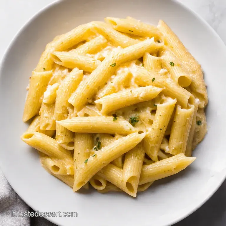 Pasta alla Ricotta Cremosa Ricetta Sprint