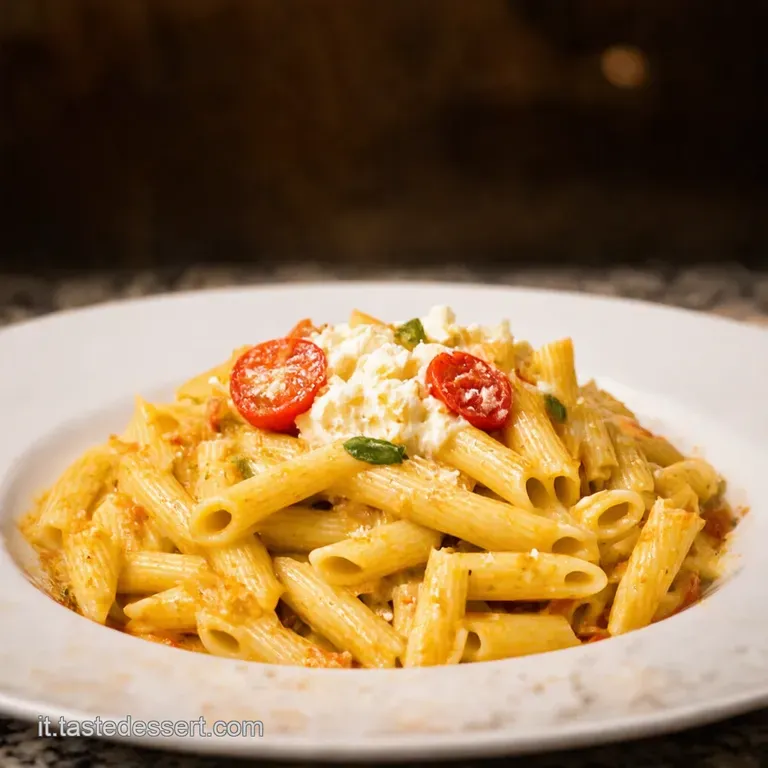 Pasta Alla Ricotta E Pomodorini Un Classico Italiano presentation