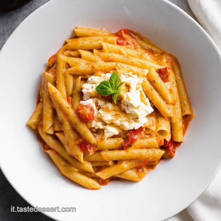 Pasta alla Ricotta e Pomodorini Un Classico Italiano