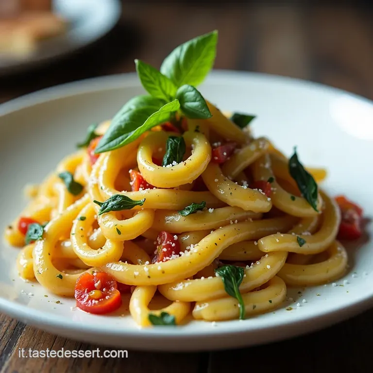 Pasta Arcobaleno con Verdure Grigliate al Profumo di Basilico