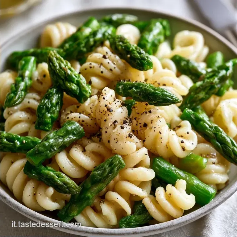 Pasta Asparagi e Panna: Vellutata e Croccante