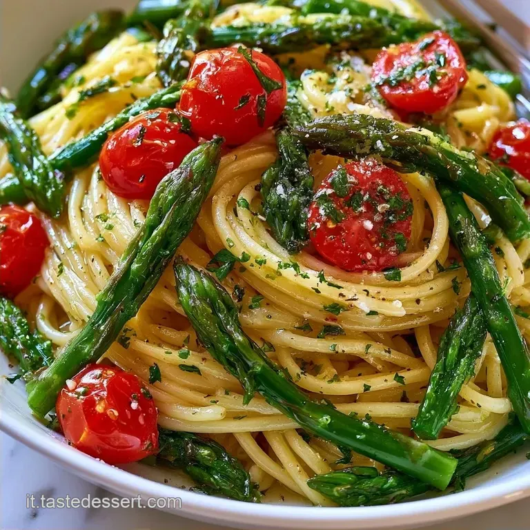Pasta Asparagi Selvatici e Pomodorini: Gusto Intenso