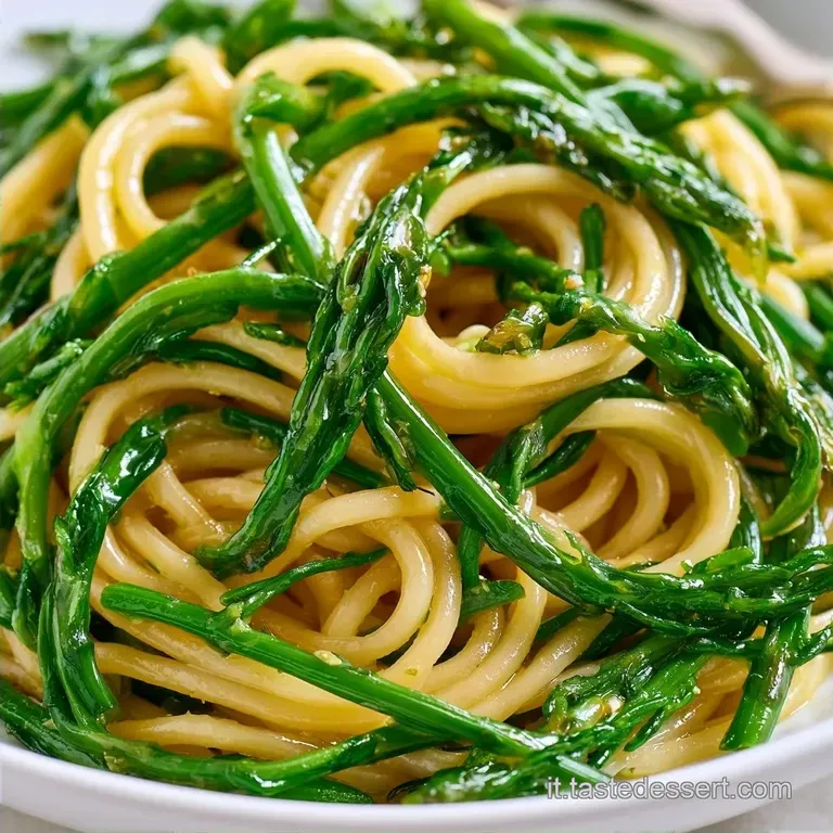 Pasta Asparagi Selvatici Siciliana: Consistenza Setosa