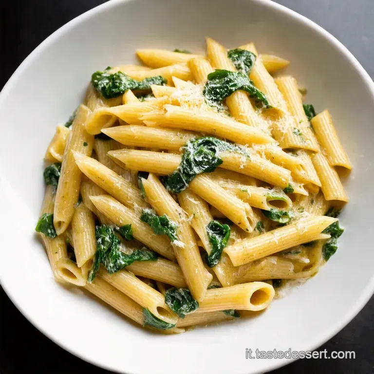 Pasta Cremosa agli Spinaci
