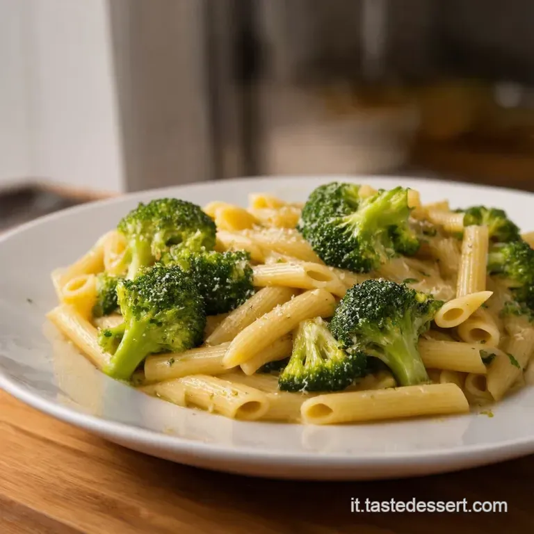 Pasta E Broccoli Alla Siciliana presentation