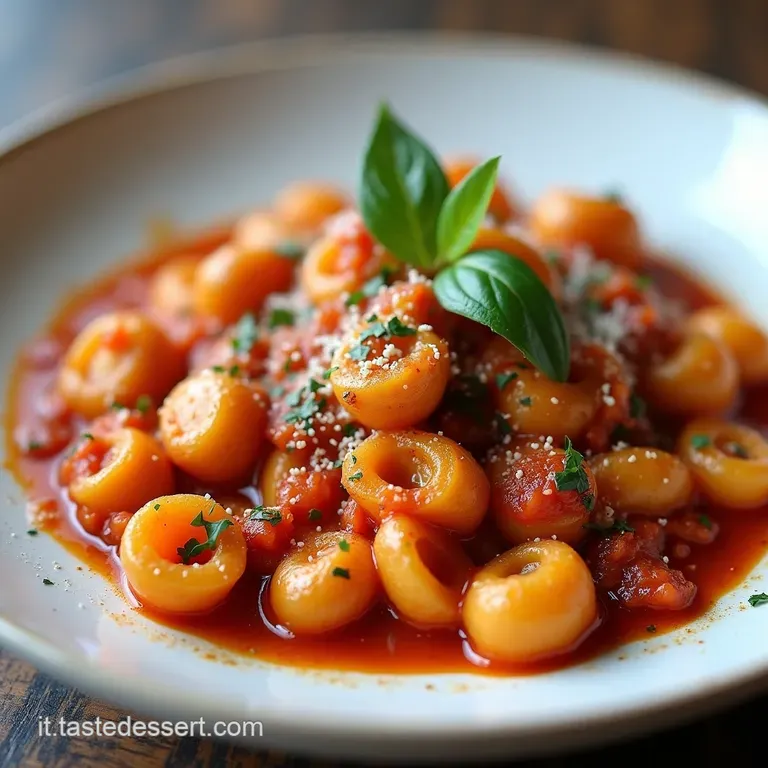 Tesori Filanti Conchiglie Ripiene in Sugo Rustico di Melanzane e Vellutata di Ricotta