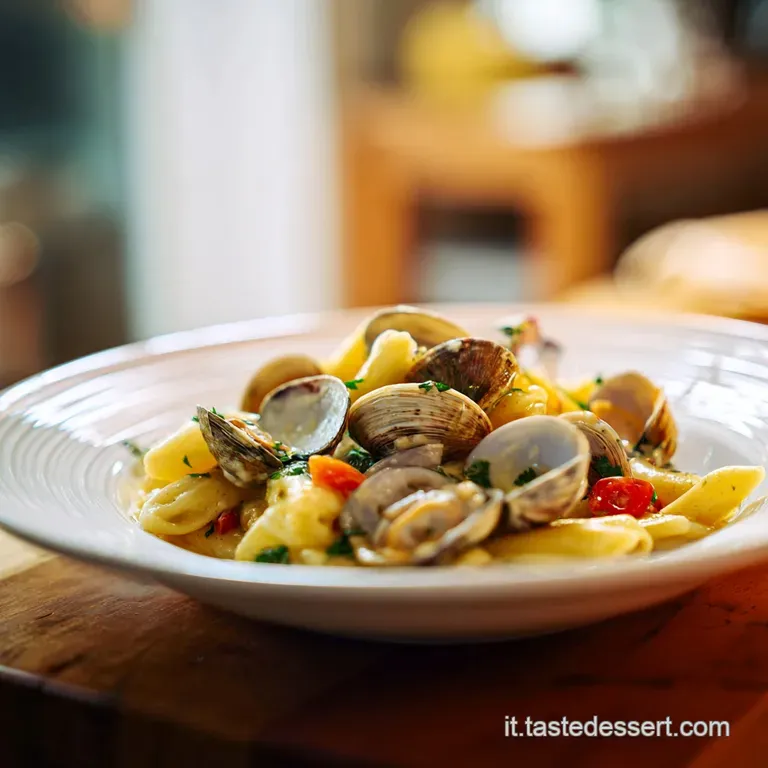 Pasta Patate e Vongole Vellutata