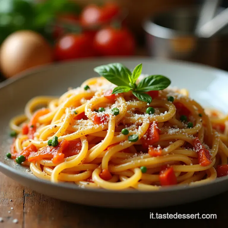 Pasta Povera Ma Bella Spaghetti Aglio Olio Peperoncino E Pangrattato Tostato presentation