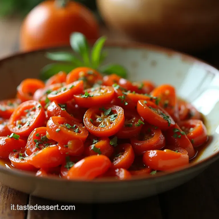 Peperoni Caramellati Alla Nonna Dolci E Saporiti Come Un Bacio presentation