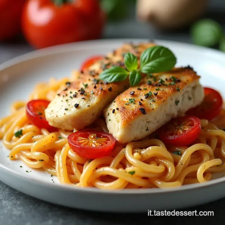 Petto di Pollo e Peperoni Gratinati