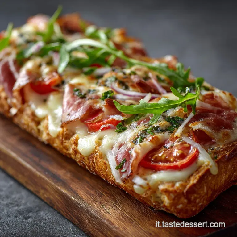 Pizza Baguette Veloce Il Segreto Per Una Base Croccante in 30 Minuti presentation