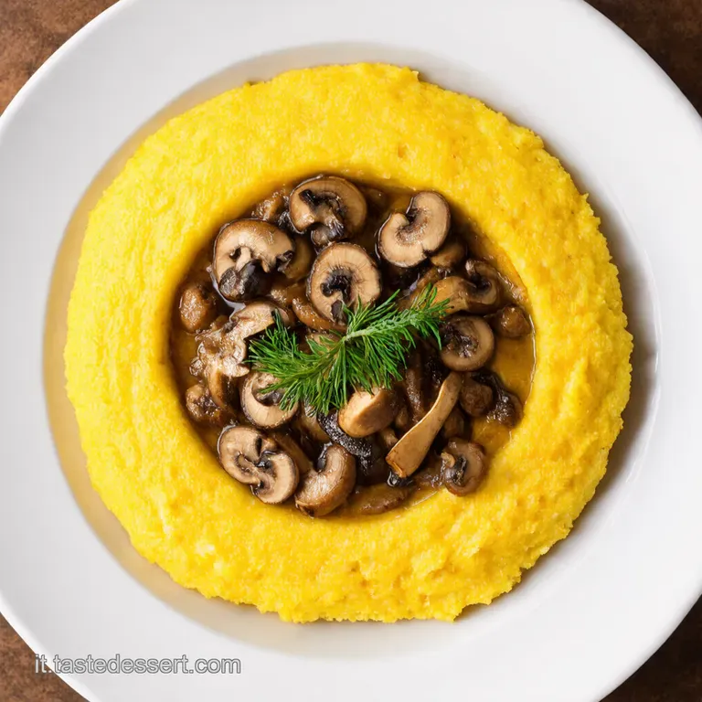 Polenta Cremosa con Funghi Profumati: Un Classico Italiano