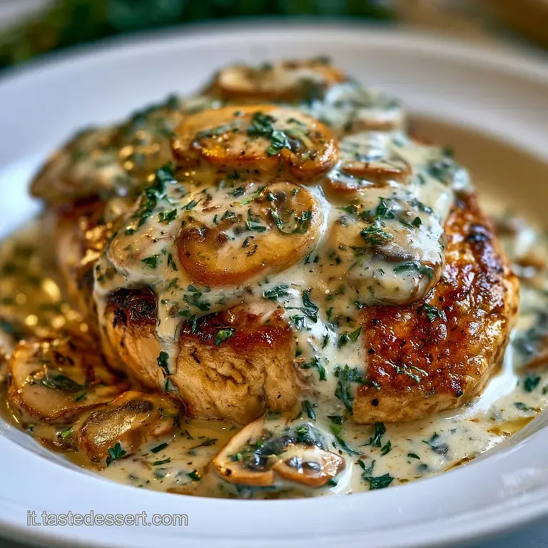 Pollo Ai Funghi: Cremoso e Vellutato