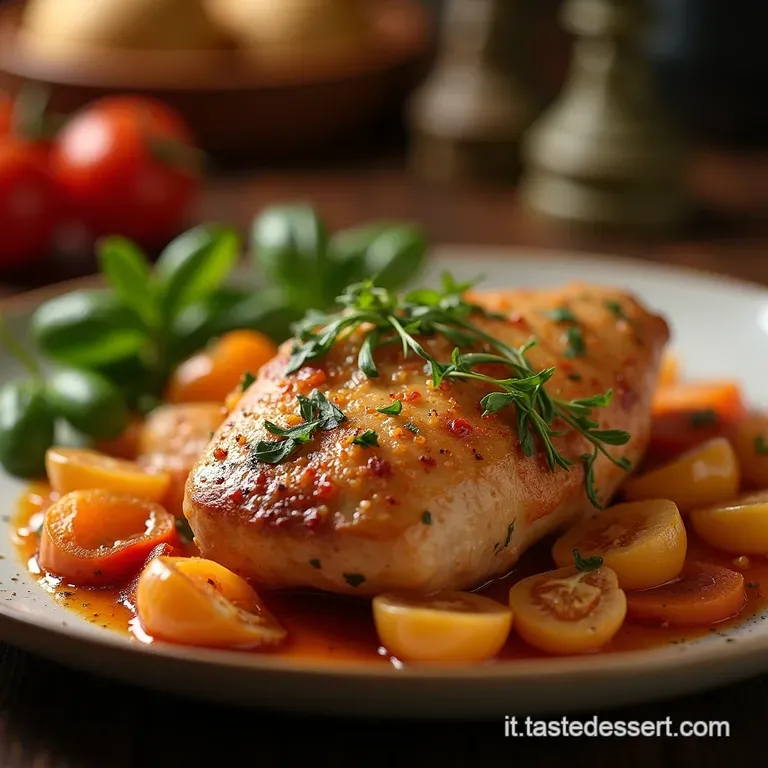 Petto Di Pollo Al Forno Sua Maest&agrave; Succoso Aromatico E Pronto in Un Lampo presentation