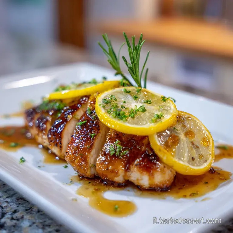 Pollo al Limone Cremoso in Padella