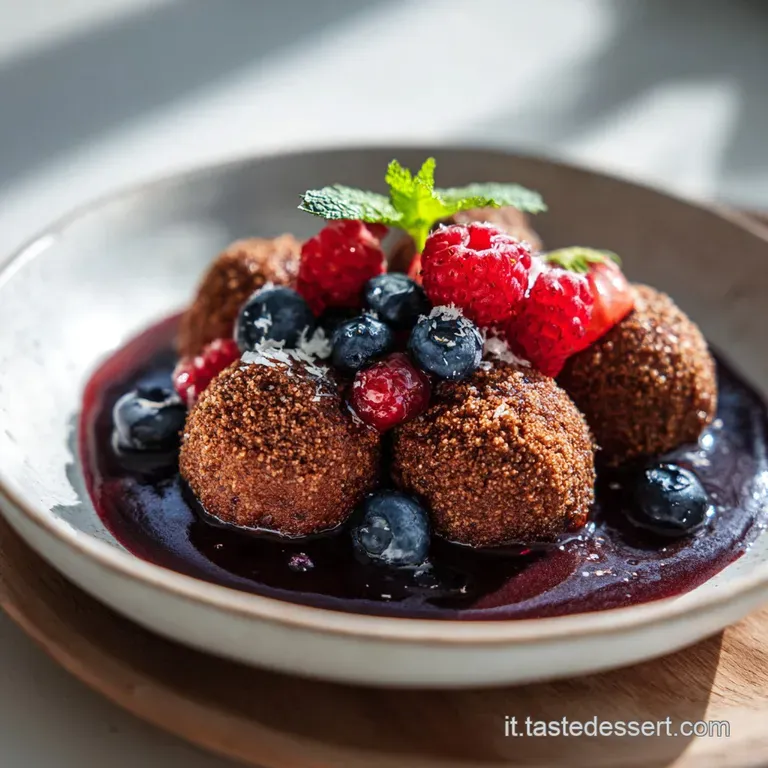 A single meatball, glistening with rich tomato sauce, rests on a fork, steam rising, tempting you to take a bite.