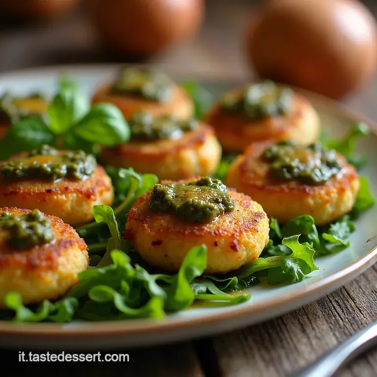 Polpette Saporite Di Melanzane E Noci Al Forno Con Salsa Verde Profumata Un Assaggio Di Sole Senza Compromessi presentation