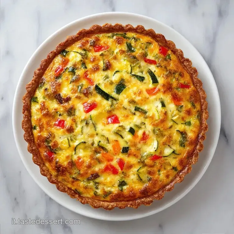 Quiche Verdure Miste: Leggera e Vellutata