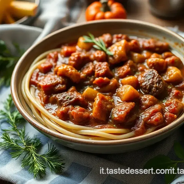 Rag&ugrave; di Cinghiale alla Toscana