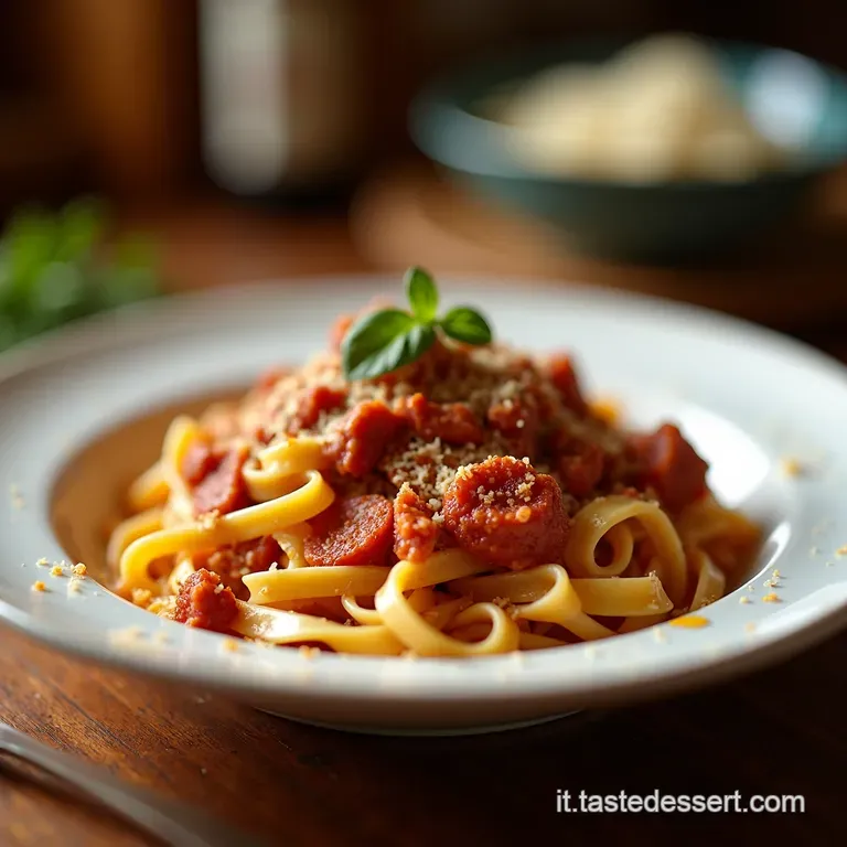 Il Sogno Della Nonna Tagliatelle Fresche Alluovo Con Rag&ugrave; Lento presentation