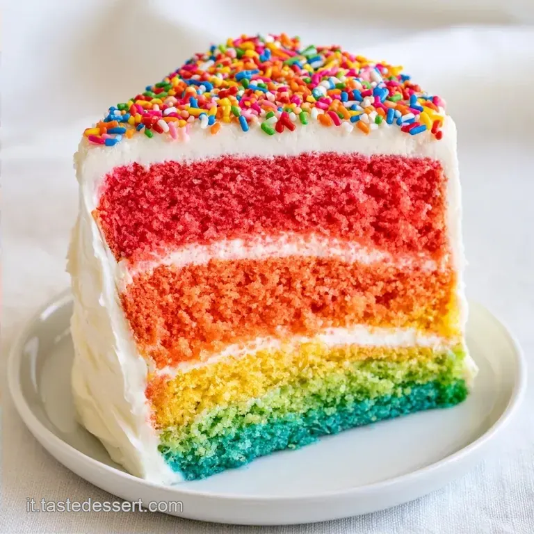 Rainbow Cake Compleanno in 1 Ora e 15 Min