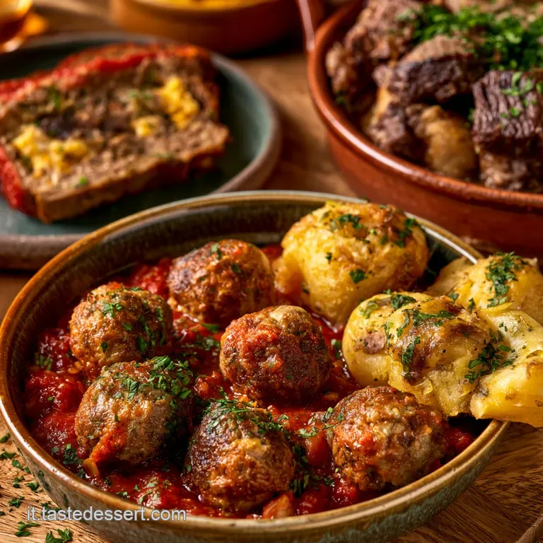 6 Gustose Ricette di Polpette di Carne e Spezzatini