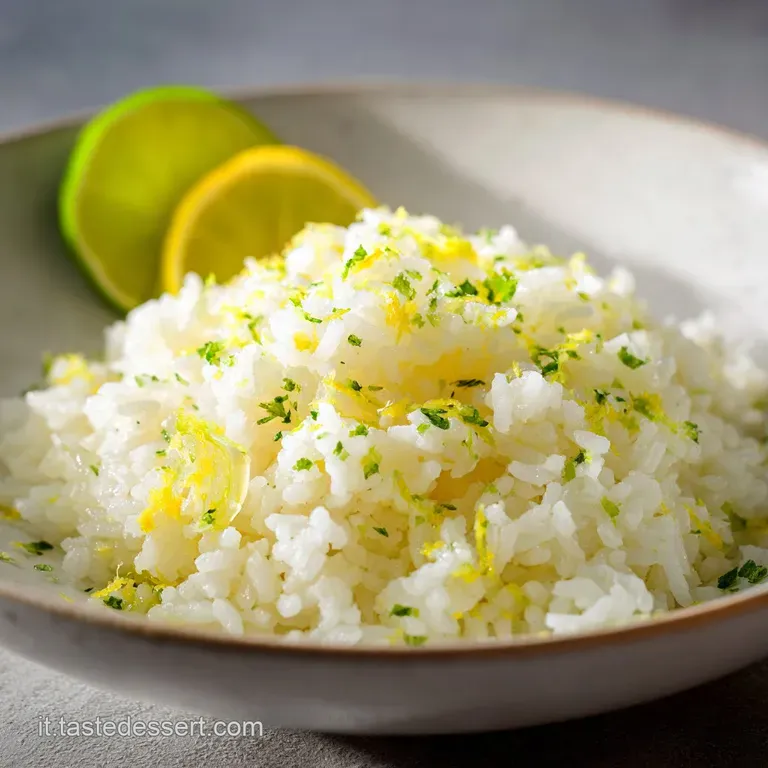 Riso Freddo Al Limone con Tonno