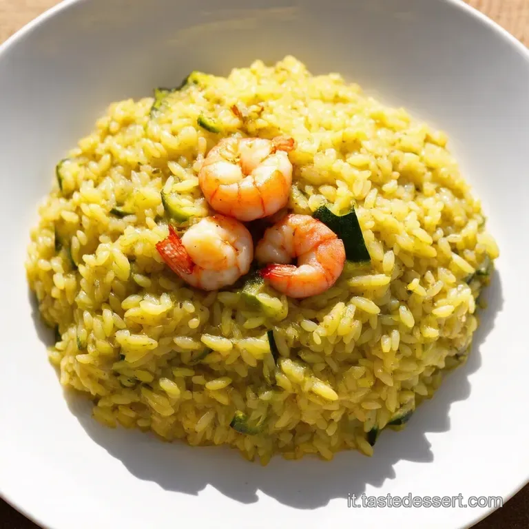 Risotto ai Gamberi e Zucchine