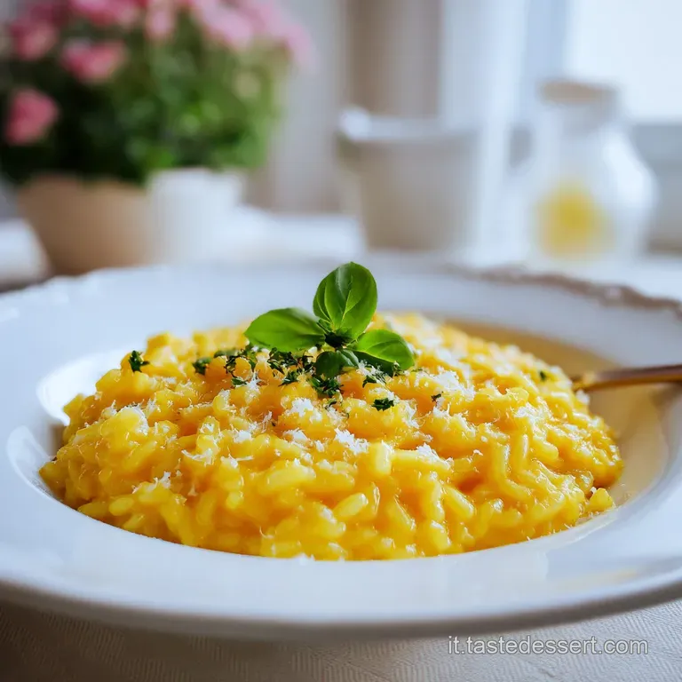 Risotto alla Milanese con Zafferano