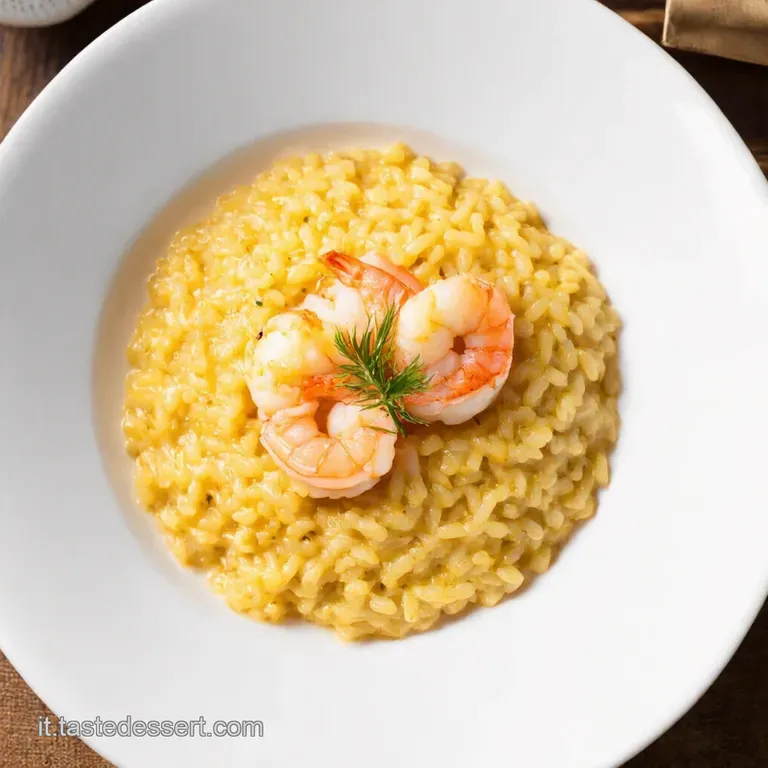 Risotto con Crema di Scampi
