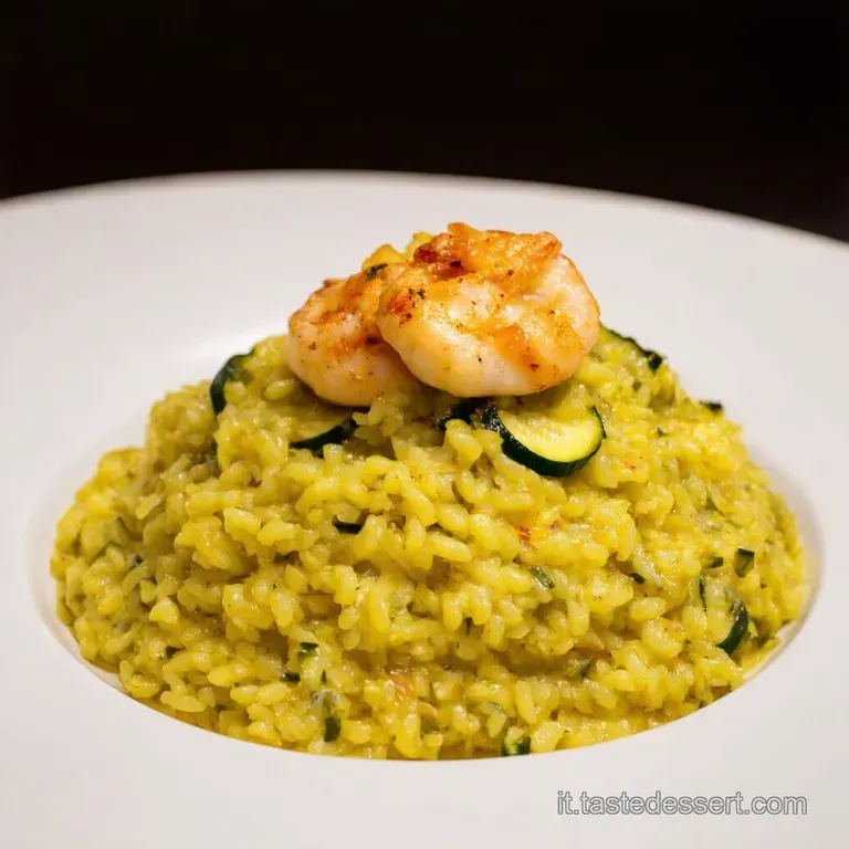 Risotto Zucchine E Gamberetti Un Classico Italiano presentation
