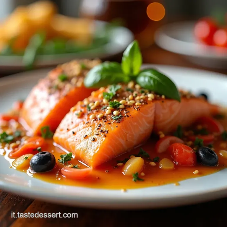 Salmone Sano Al Sesamo E Zenzero presentation