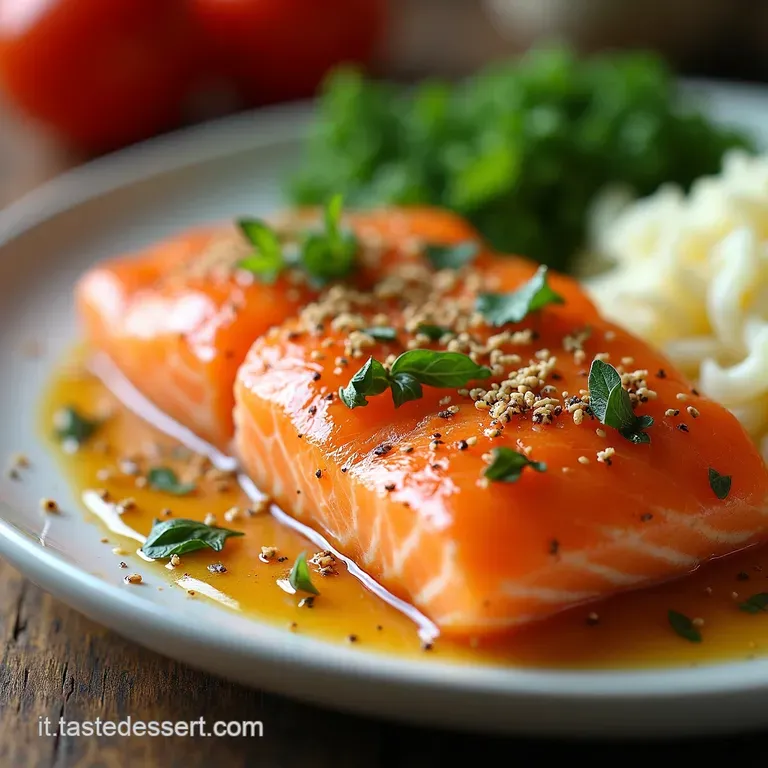Salmone Sano al Sesamo e Zenzero