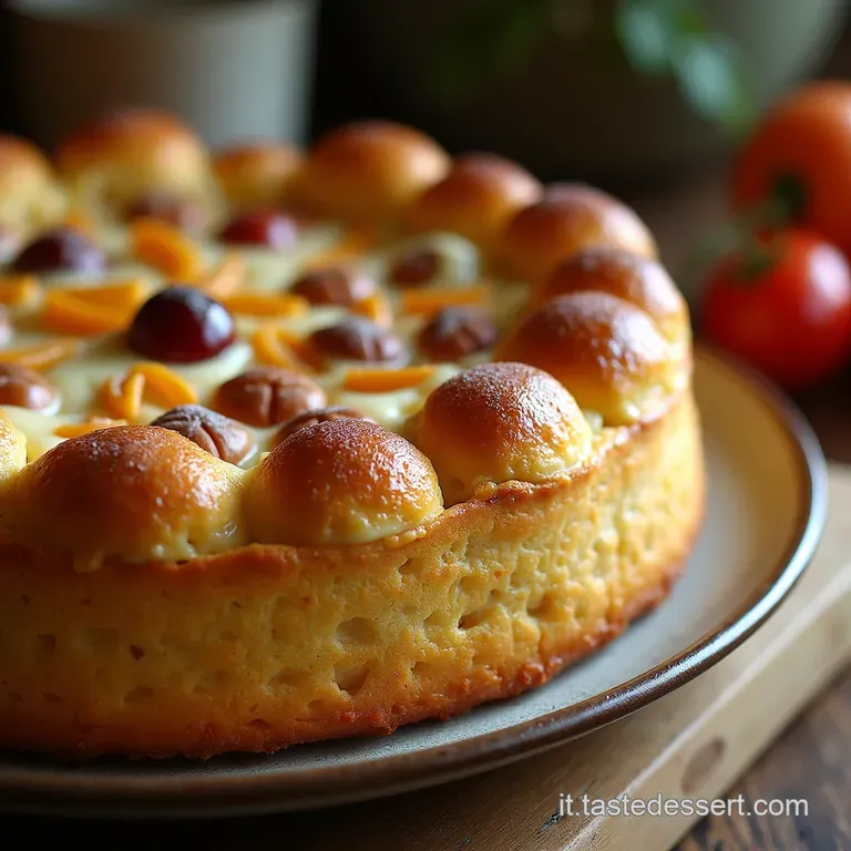 Sbriciolata Estiva Perfetta Torta Rustica Con Crema Di Ricotta Fresca E Fichi Caramellati presentation