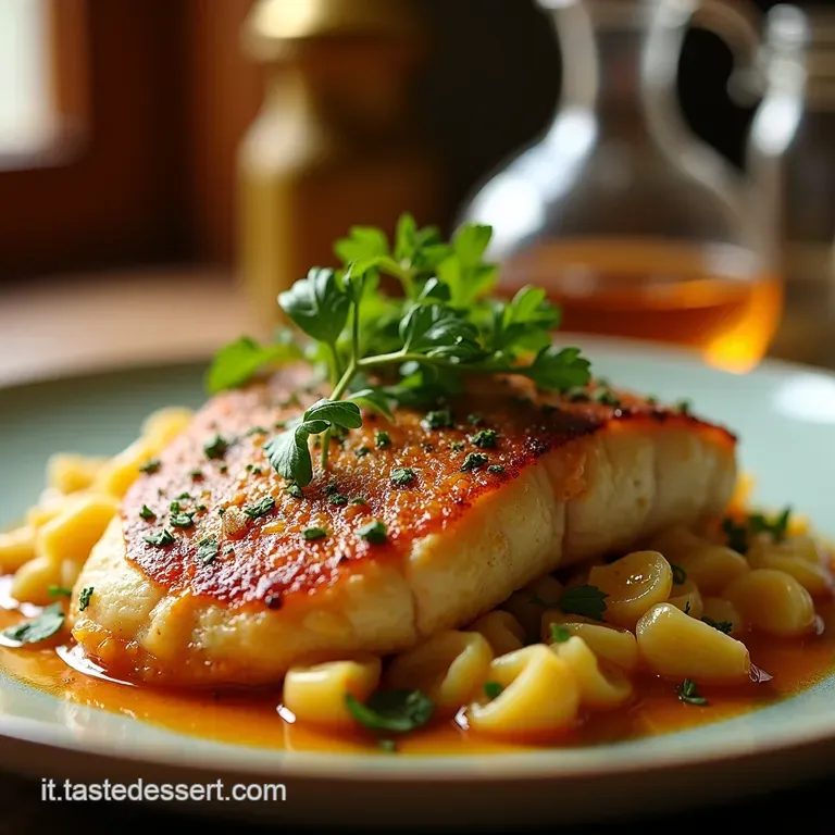 Scaloppine Di Pollo Al Limone E Capperi presentation