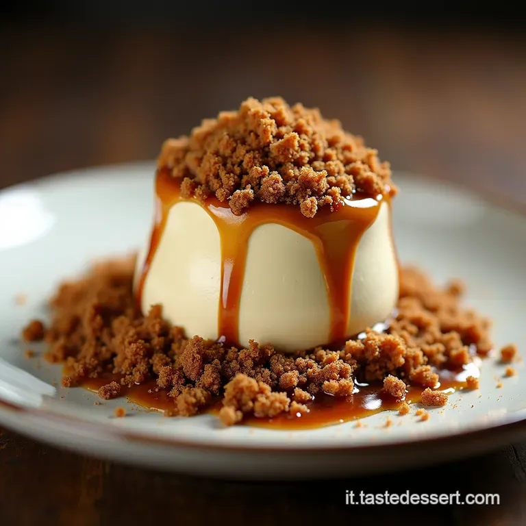 Semifreddo al Caff&egrave; Espresso con Crumble di Nocciole Caramellate Il Contrasto Perfetto