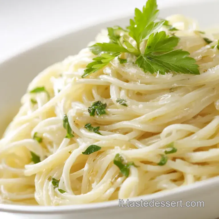Spaghetti Aglio E Olio presentation