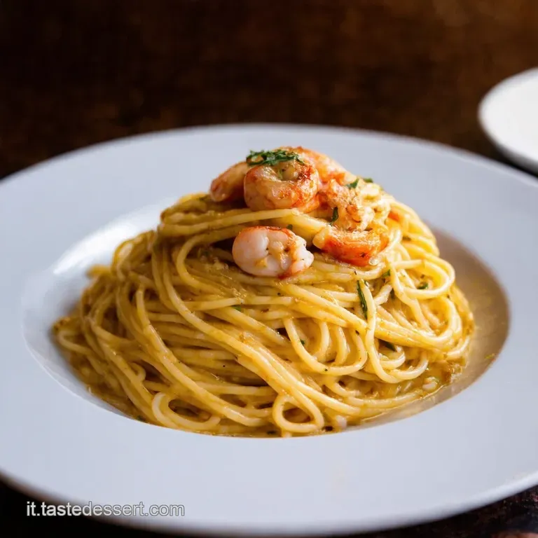 Spaghetti Allo Scoglio presentation