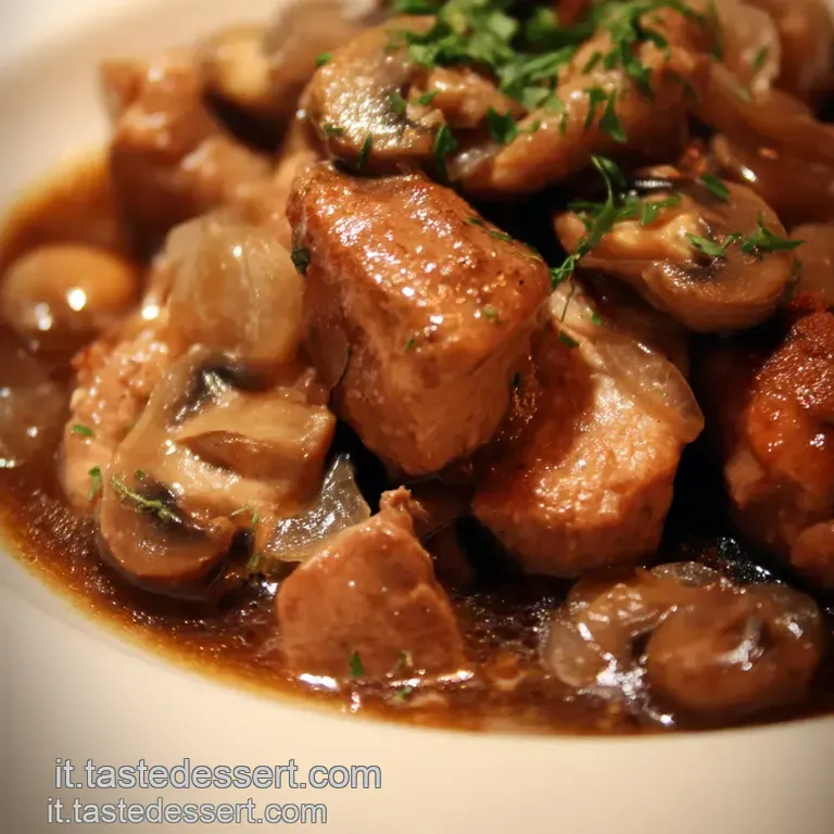 Spezzatino Di Vitello: Ricetta Tradizionale presentation