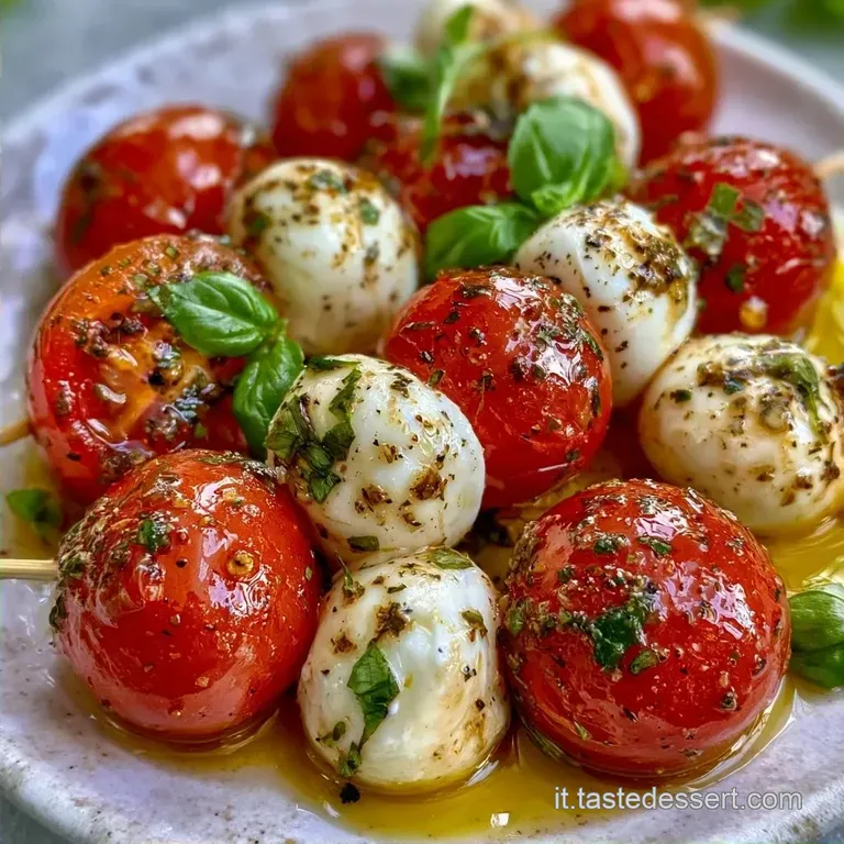 Spiedini Caprese Sfiziosi in 15 Minuti