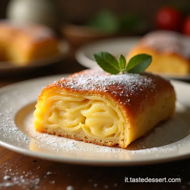 Strudel Di Mele Croccante De Ma Uma Del&iacute;cia presentation